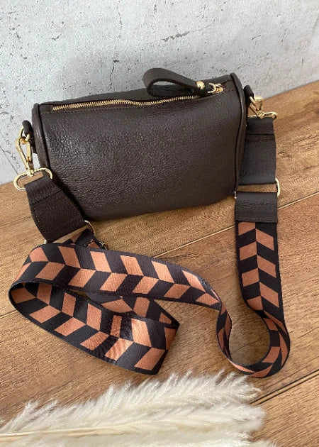 Bag Damen Leder Crossbody Mit Breitem Gurt Crossbody Bag Shopper