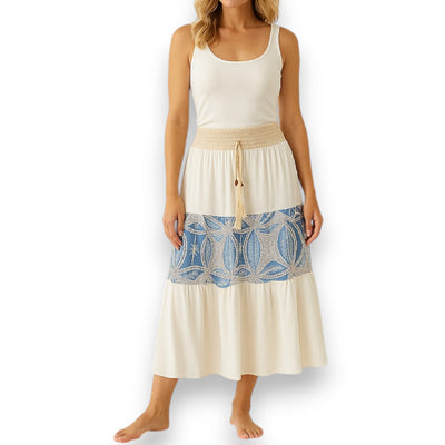 Boho Rock mit Stickerei 