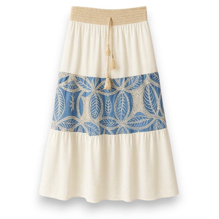 Boho Rock mit Stickerei 