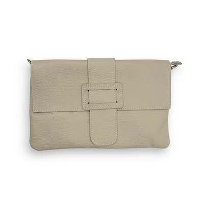 Clutch Tasche Leder (Beige)