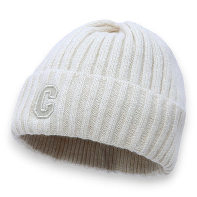Damen Mütze mit Buchstabe C beige