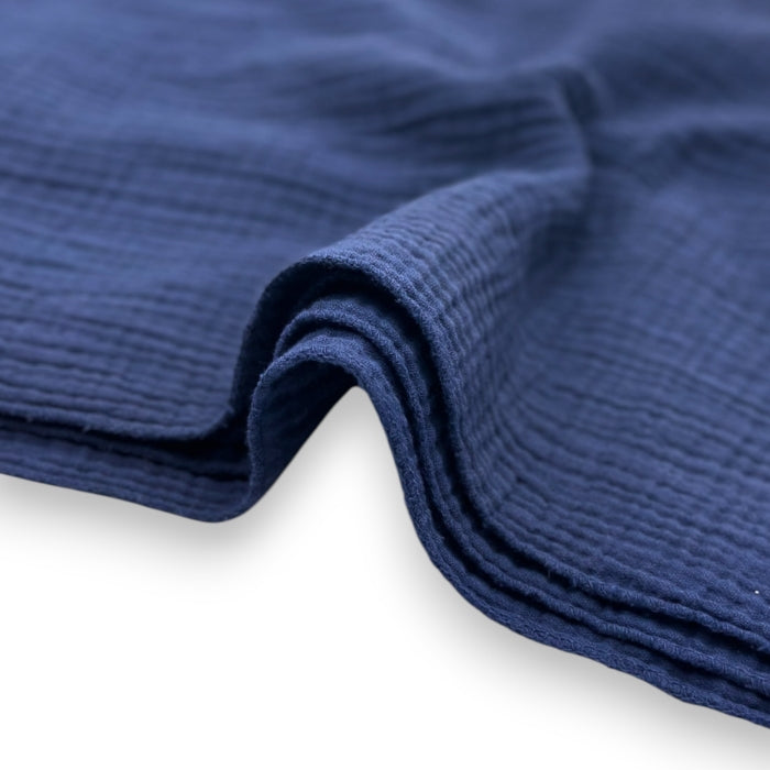 Musselin Loop Schal (Marineblau)