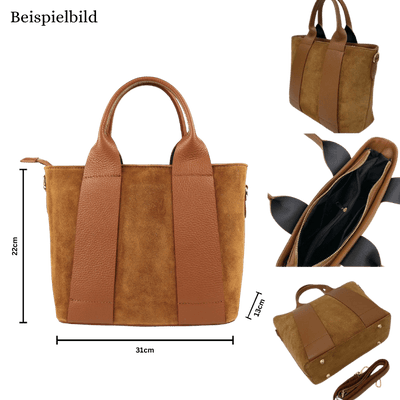 Damen Shopper Schultertasche aus Leder