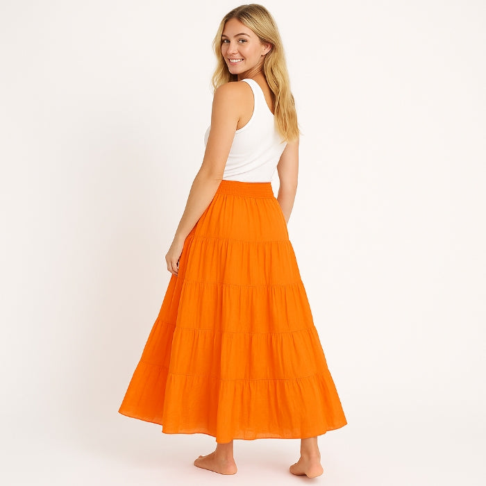 Damen Sommerrock (Orange)
