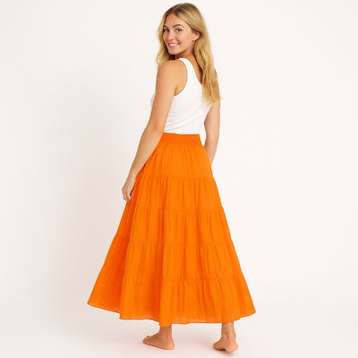 Damen Sommerrock (Orange)