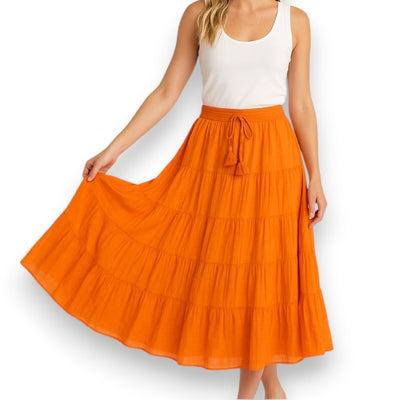 Damen Sommerrock (Orange)