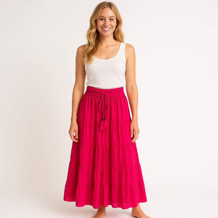 Damen Sommerrock (Pink)