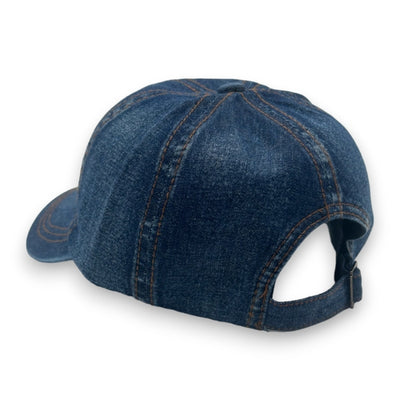 Denim Jeans Basecap Dunkelblau