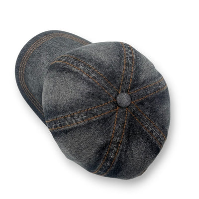 Denim Jeans Basecap Dunkelgrau