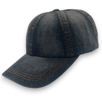 Denim Jeans Basecap Dunkelgrau