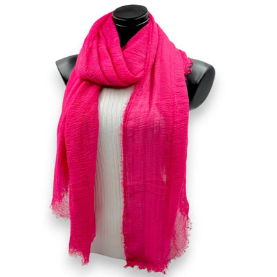 Leichter Sommerschal Damen (Fuchsia)