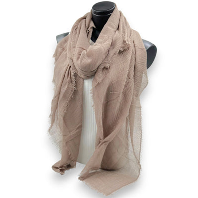 Leichter Sommerschal Damen (Taupe)