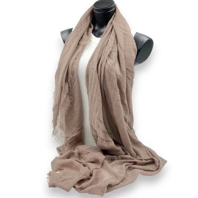 Leichter Sommerschal Damen (Taupe)