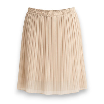 Plissee Rock knielang (Beige)