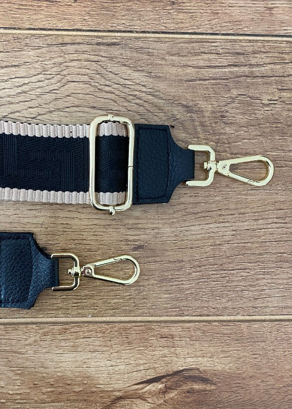 Taschengurt Schwarze Tasche Mit Breitem Schulterriemen Taschengurt