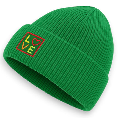 Wintermütze Damen LOVE grün