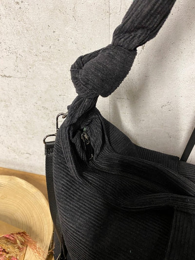 Cord Tasche schwarz