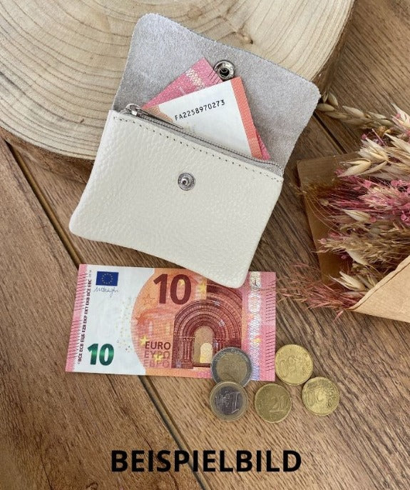 Mini Portemonnaie Damen Cognac