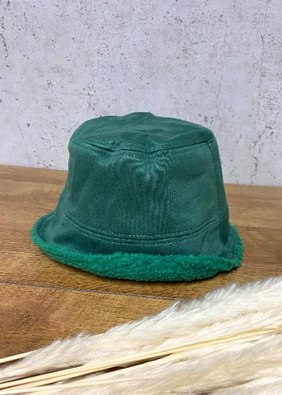 Fischerhut Mütze grün
