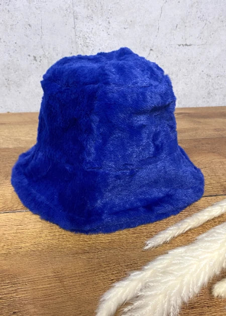 Fischerhut Mütze größenverstellbar Royalblau