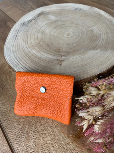 Mini Portemonnaie Damen Orange