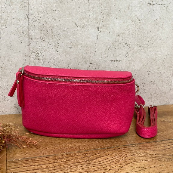 Rechteckige Tasche Pink (Silberne Verschlüsse)